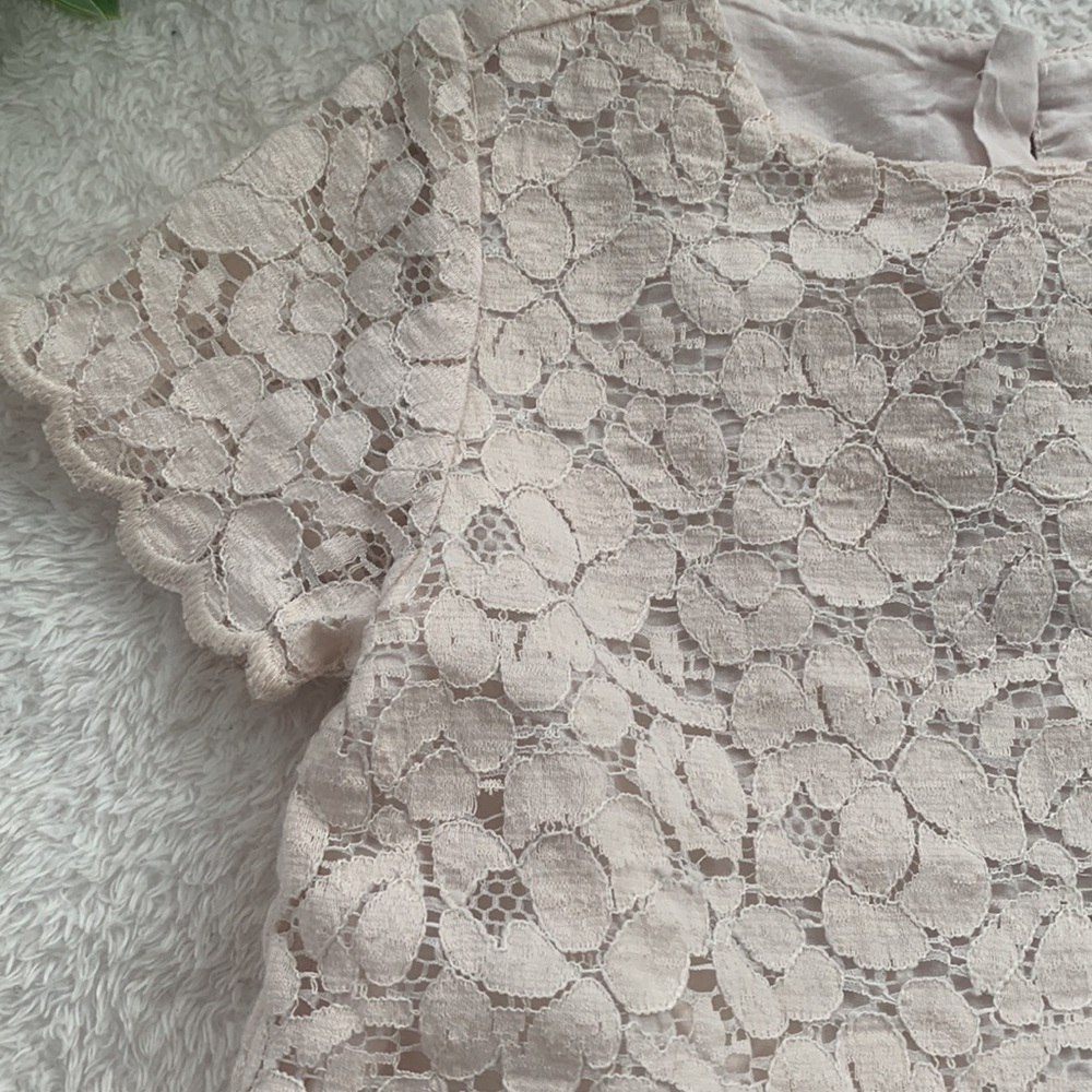 NWOT GAP Baby Lace & Tulle Dress 2 w/Bloomers - Picture 4 of 12